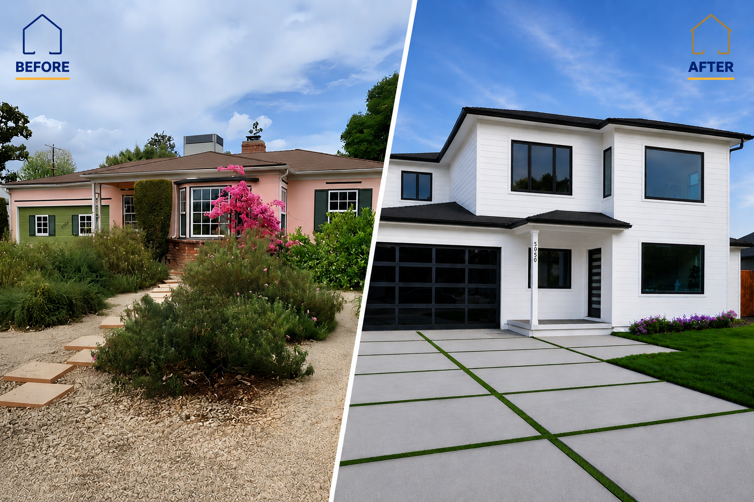 Modern Two-Story ADU with Contemporary Farmhouse Design